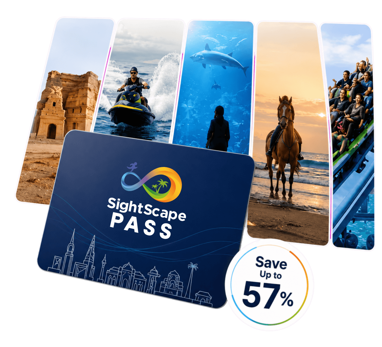 وفّر حتى 57% على أبرز المعالم السعودية مع بطاقة SightScape